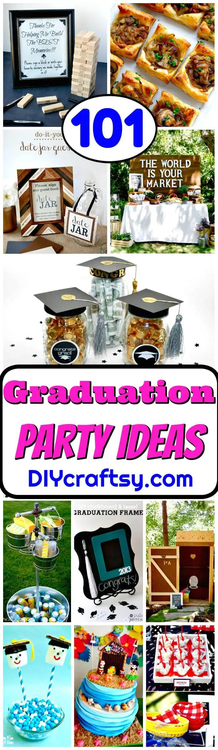 101 ideas para la fiesta de graduación que no has visto antes en Grad Party