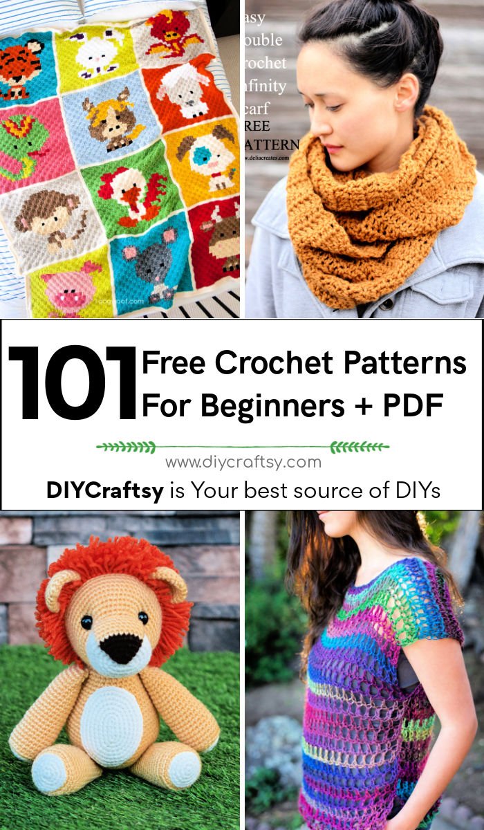 101 patrones de crochet gratuitos para principiantes para descargar pdf