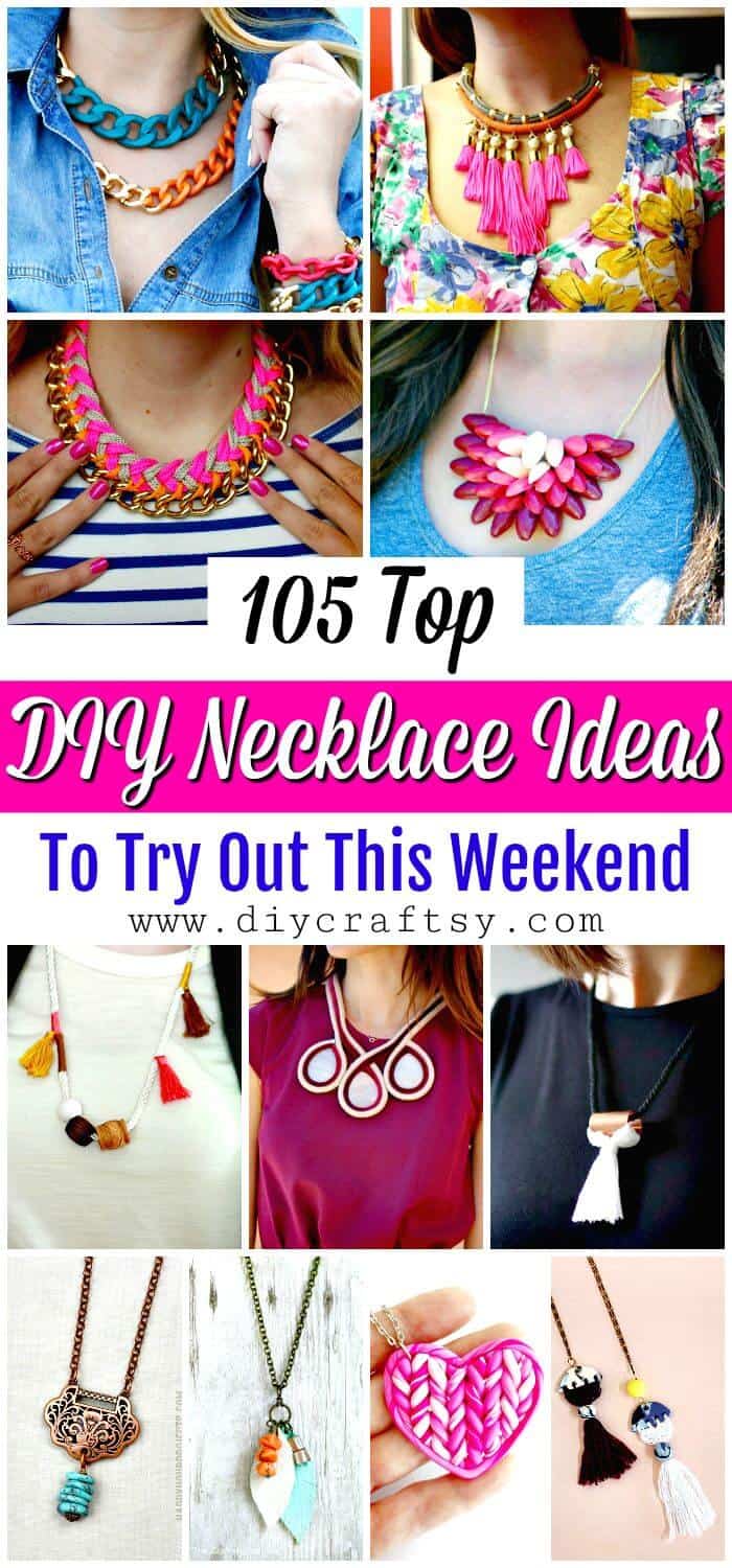 105 mejores ideas de collares de bricolaje para probar este fin de semana