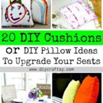 20 cojines de bricolaje o ideas de almohadas de bricolaje para mejorar su asiento