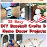 25 fáciles manualidades de béisbol y proyectos de decoración del hogar