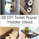 28 ideas de soporte de papel higiénico de bricolaje