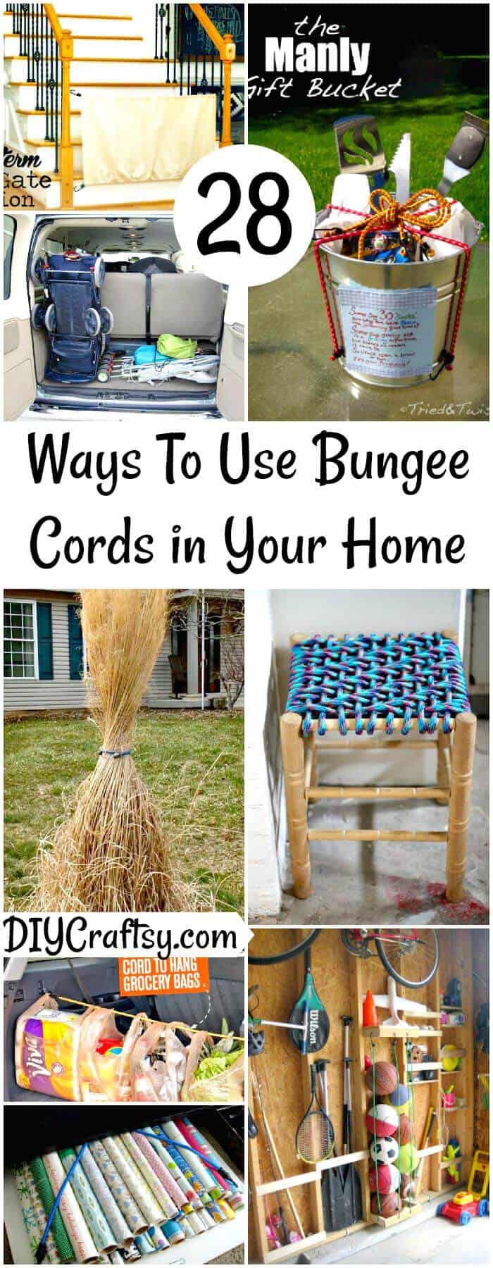 28 formas de usar cuerdas elásticas en su hogar
