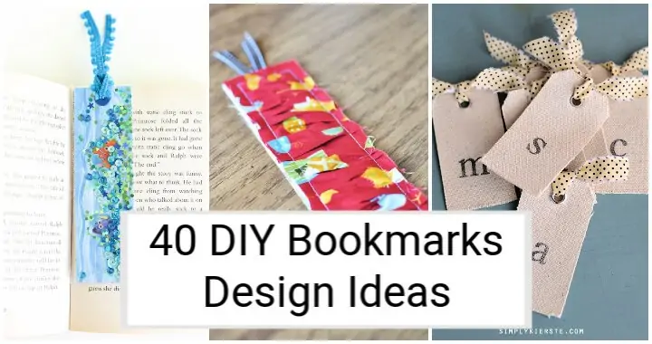 40 lindas ideas de diseños de marcadores de bricolaje