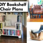 5 planes de silla de estantería de bricolaje para leer libros