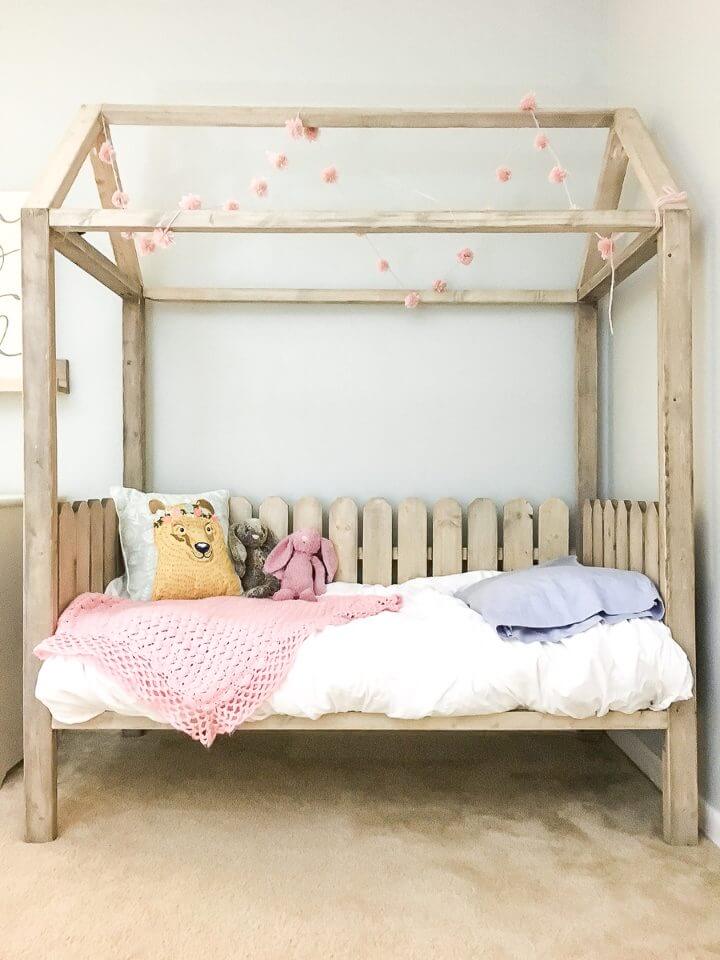 Adorable cama de bricolaje para niños pequeños