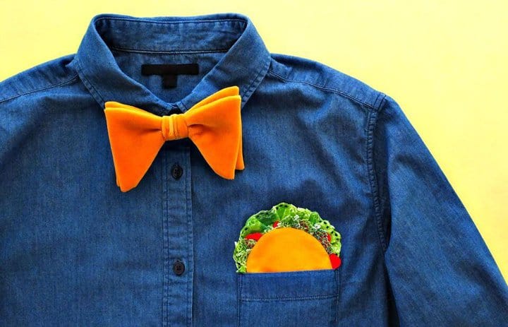 Cómo coser un pañuelo de bolsillo para tacos - DIY
