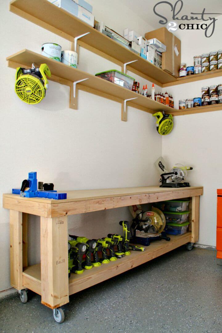 Construya su propio banco de trabajo de garaje - bricolaje