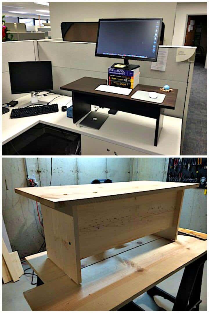 Tutorial de cómo construir un escritorio de madera para su cubículo