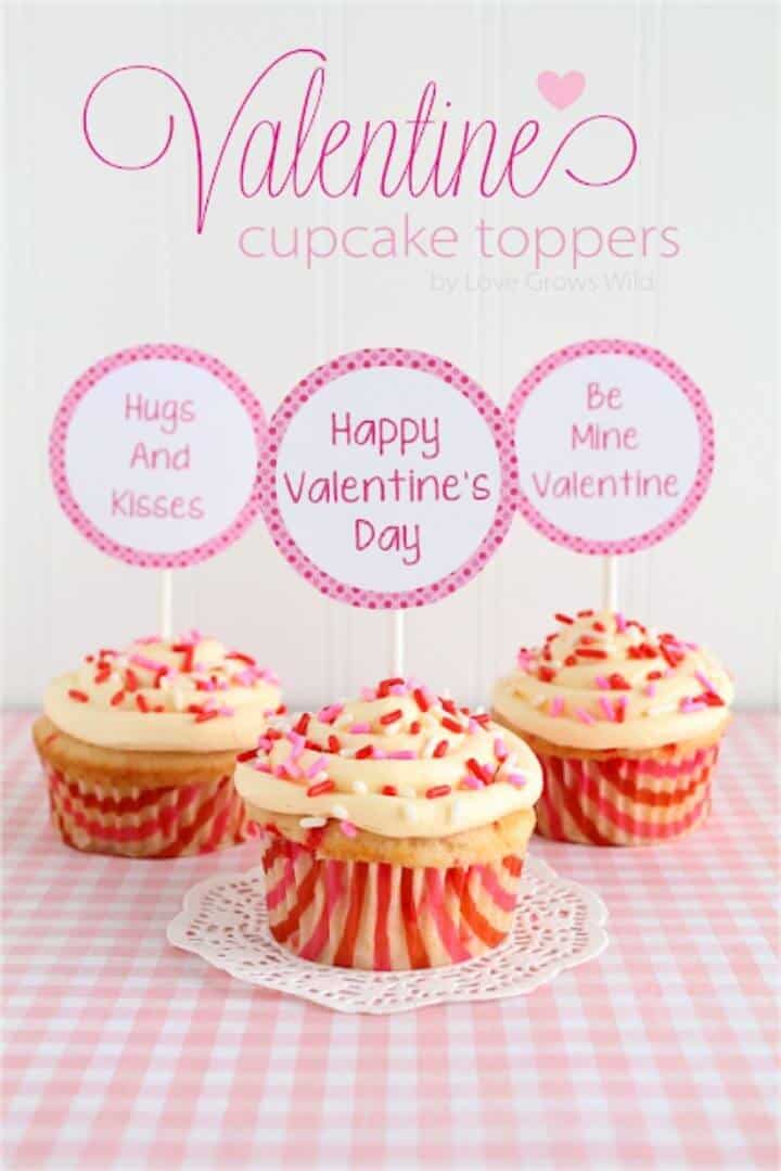 Crear adorno para cupcakes de San Valentín