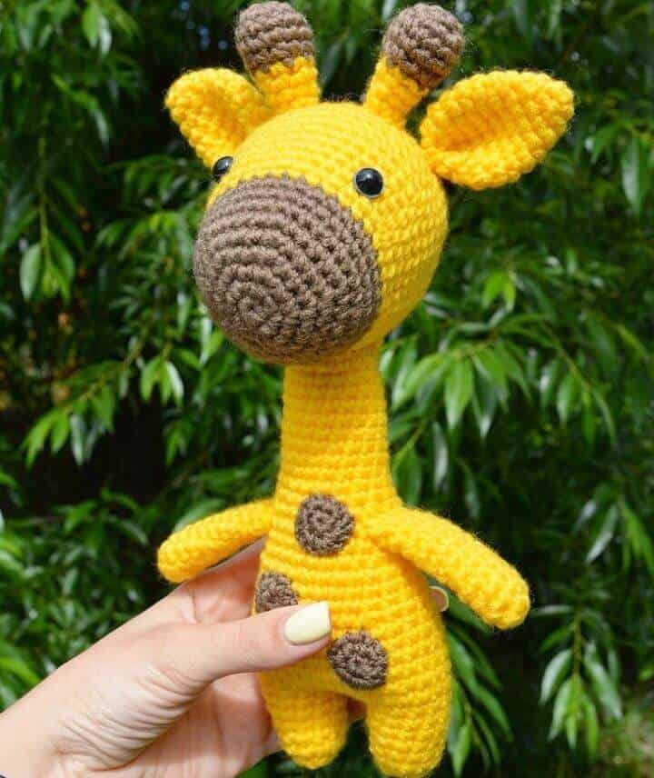 Jirafa Amigurumi Crochet - Patrón Gratis