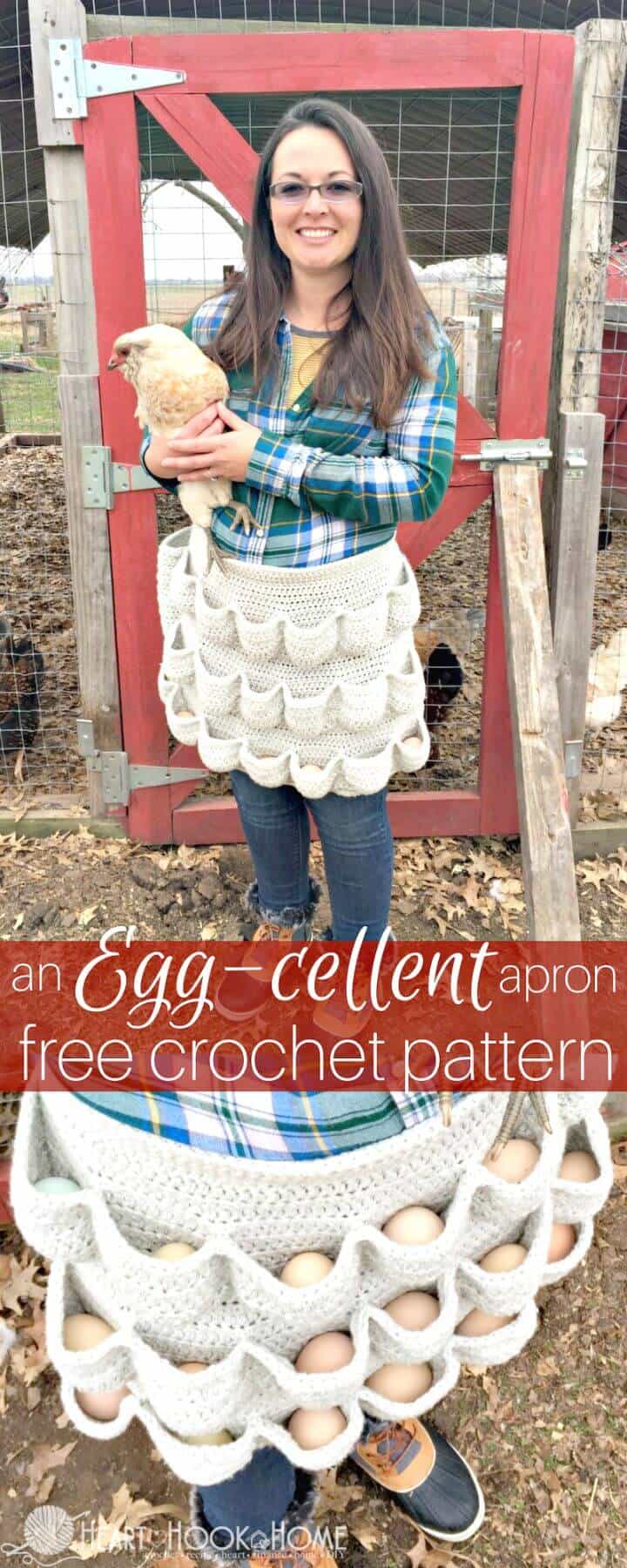 Crochet gratis un patrón de delantal de huevo-Cellent