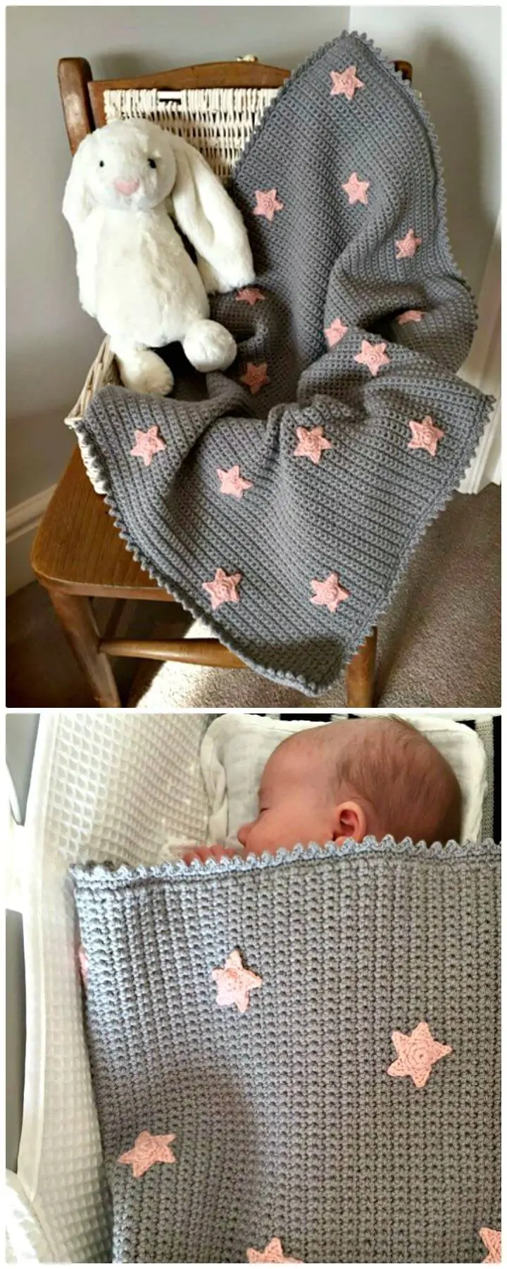 Cómo tejer una manta de bebé de ganchillo - Patrón gratuito