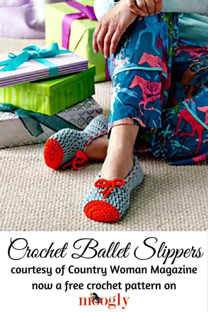Zapatillas de ballet de ganchillo fáciles: patrón y video gratis