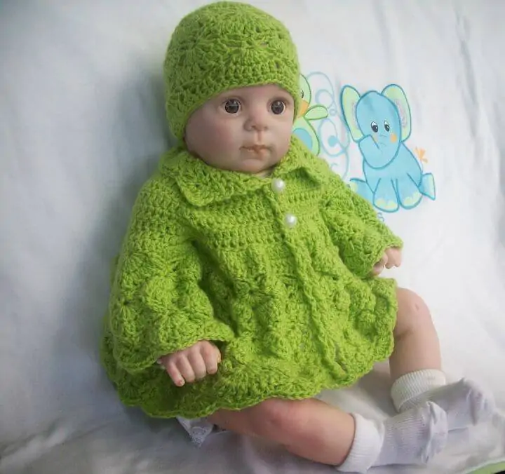 Cómo tejer un suéter de mariposa para bebé a ganchillo - Patrón gratuito