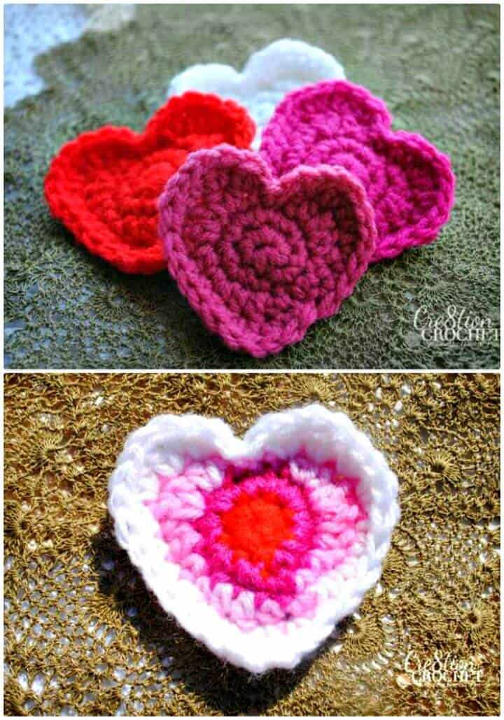 Crochet Cute Heart Pattern - Free Valentine Pattern