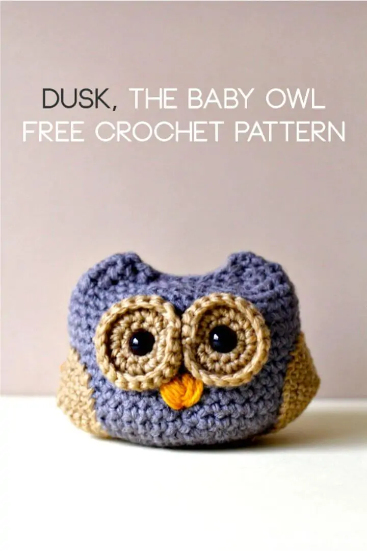 Crochet Dusk the Baby Owl - Patrón GRATIS