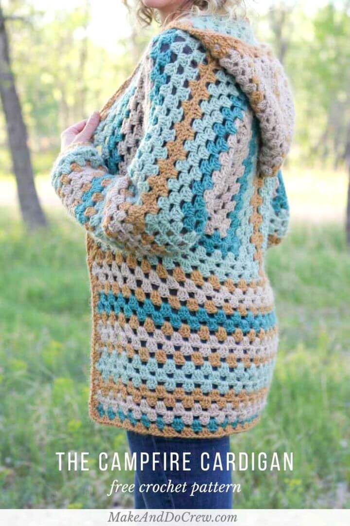 Patrón de suéter hexagonal de ganchillo