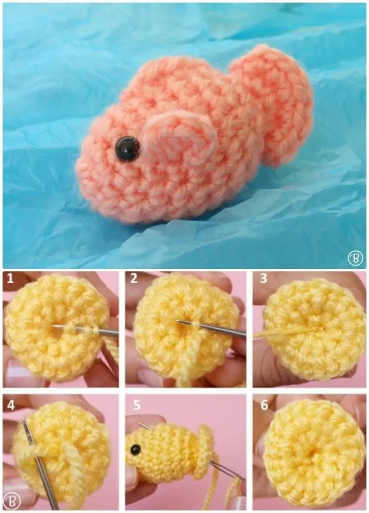 Cómo tejer a crochet pequeños peces lindos - patrón gratuito