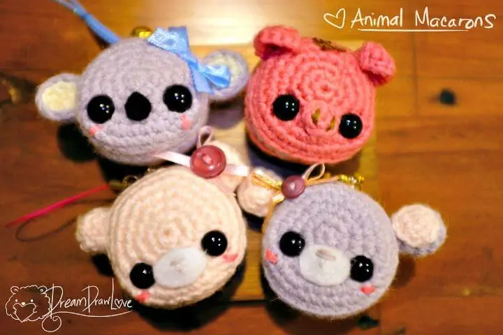 Cómo Crochet Macarrones Animales Amigurumi - Patrón Gratis