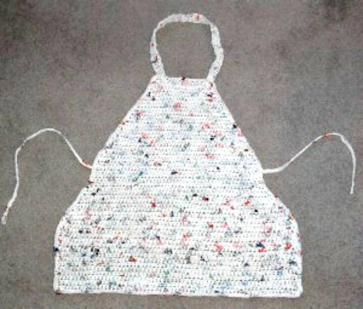 Delantal Plarn Crochet - Patrón Gratis