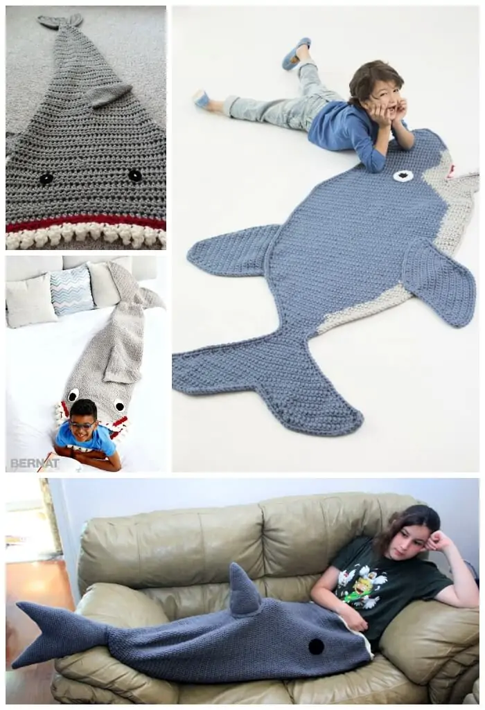 Crochet-Shark-Blanket-Top-10-Free-Patterns-Free-Crochet-Patterns-Crochet-Patterns-DIY-Crafts-Easy-Craft-Ideas