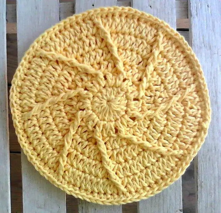 Agarradera Crochet Sunny Skies - Patrón Gratis