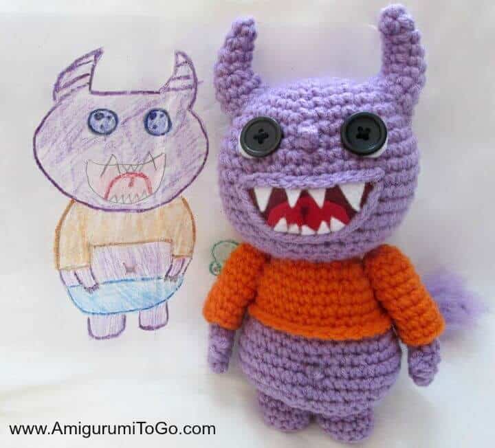 Patrón y video de crochet Yarny Monsters gratis