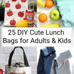 25 bolsas de almuerzo lindas de bricolaje para adultos y niños