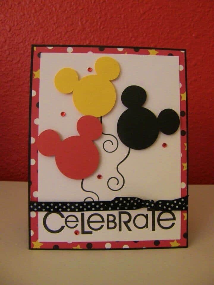 DIY tarjetas de cumpleaños de Disney, tarjetas de cumpleaños caseras para niños