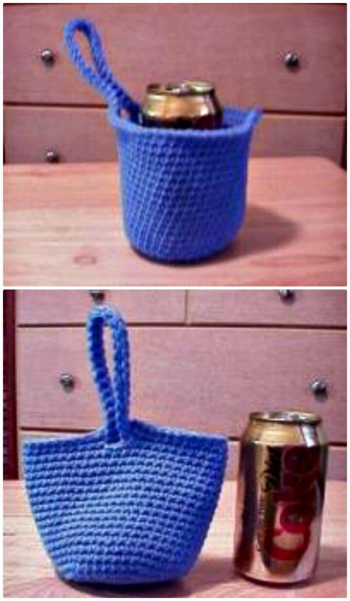 Patrón de la pequeña bolsa de Ditty de Crochet Dot gratis