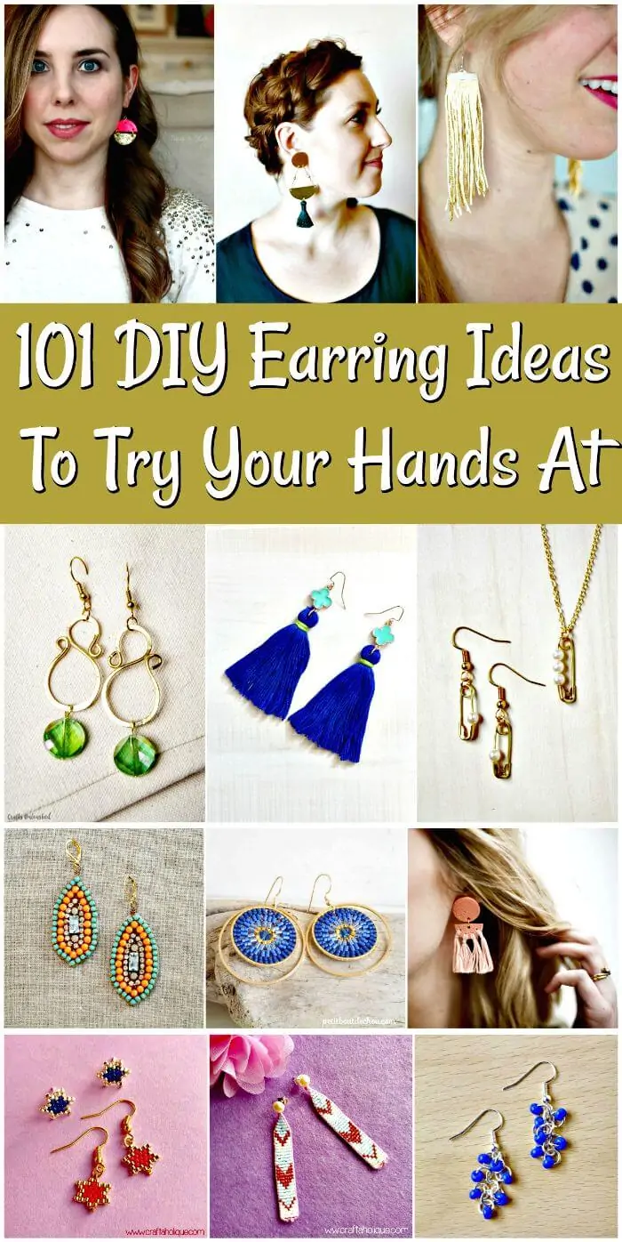 DIY-Earrings-–-101-DIY-Earring-Ideas-To-Try-Your-Hands-At-DIY-Fashion-Ideas-DIY-Jewelry-Ideas-DIY-Projects-Easy-DIY-Crafts