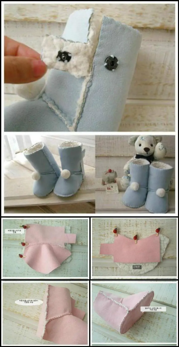 zapatos de bebé esponjosos hechos a sí mismo