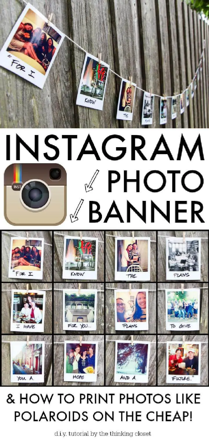 Banner de foto de Instagram de fiesta de graduación fantástica de bricolaje