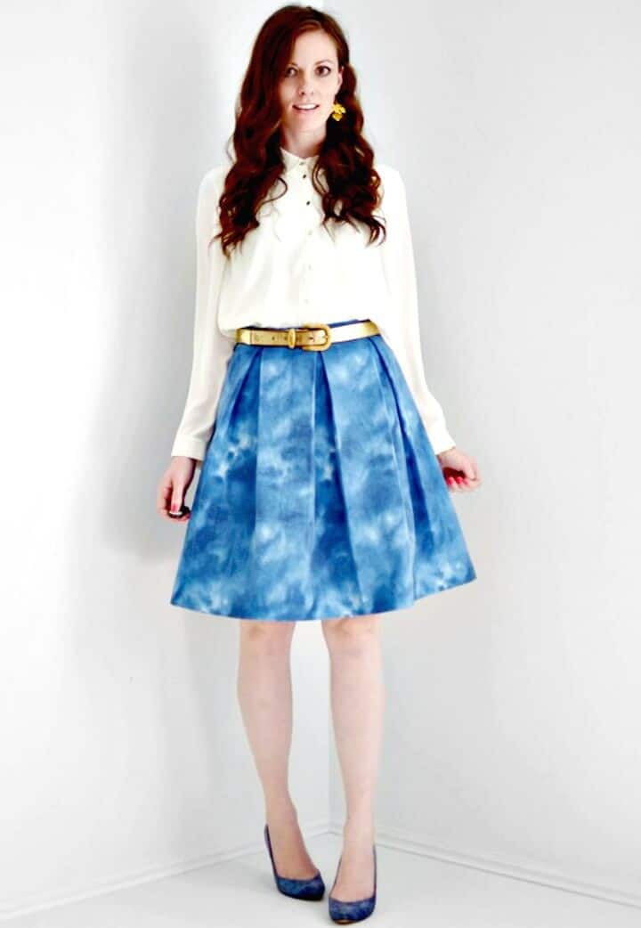 Tutorial de falda inspirada en Kate Spade de bricolaje