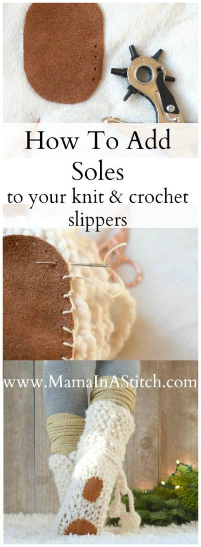 Hacer bricolaje para agregar suelas a las pantuflas de crochet o tejer, pantuflas de crochet usando un patrón de suela de chanclas