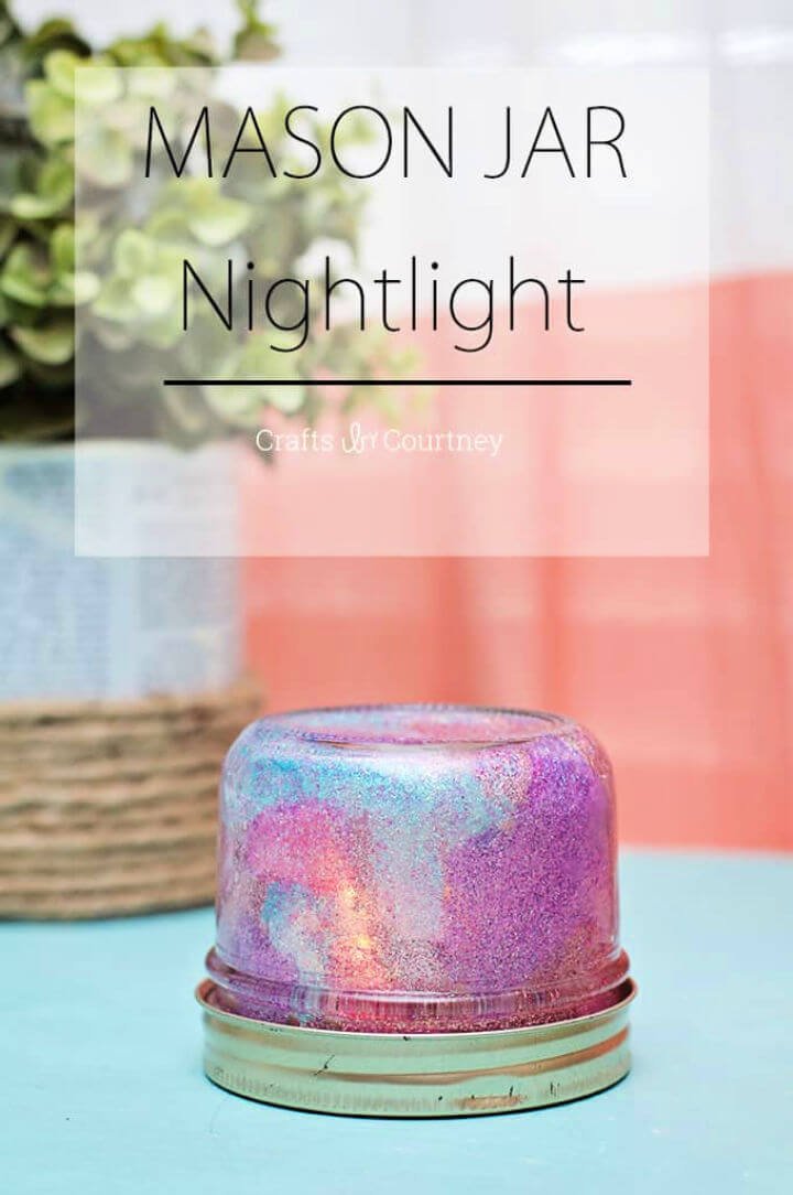 Luz de noche DIY Mason Jar en tres sencillos pasos