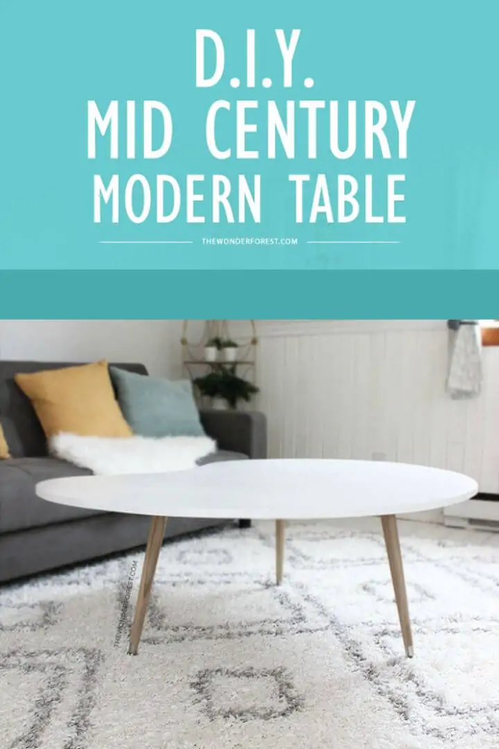 Cómo construir una mesa de centro moderna de mediados de siglo