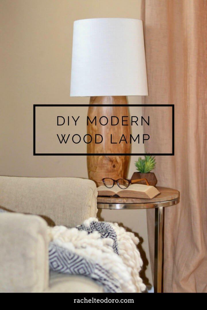 Lámpara de madera natural de tocón de árbol moderno de bricolaje