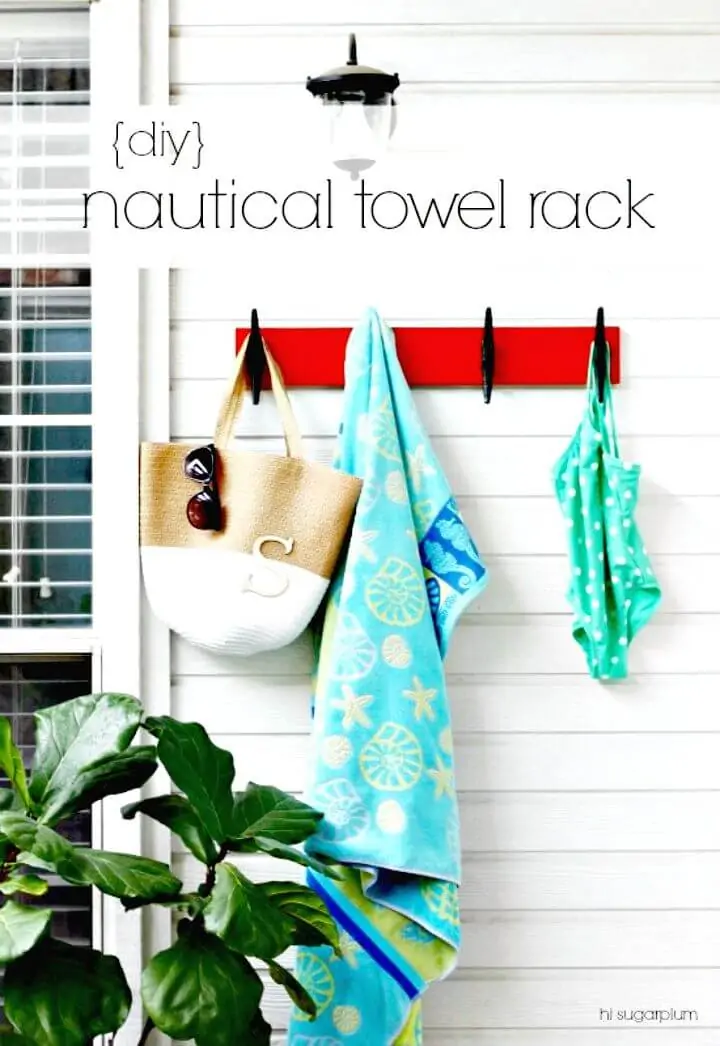 Tutorial fácil de hacer tu propio toallero náutico