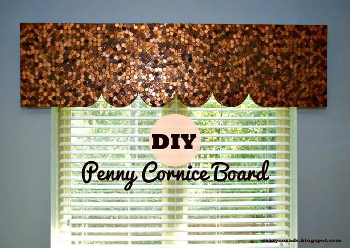 Adorable Bricolaje Penny Cornice Board Tratamiento de ventana
