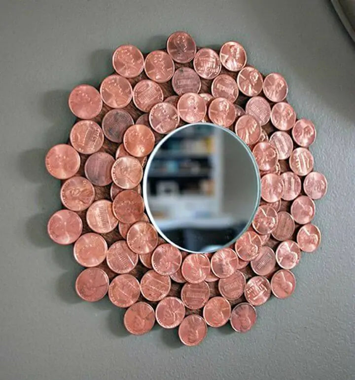 Cómo hacer un espejo Penny Starburst