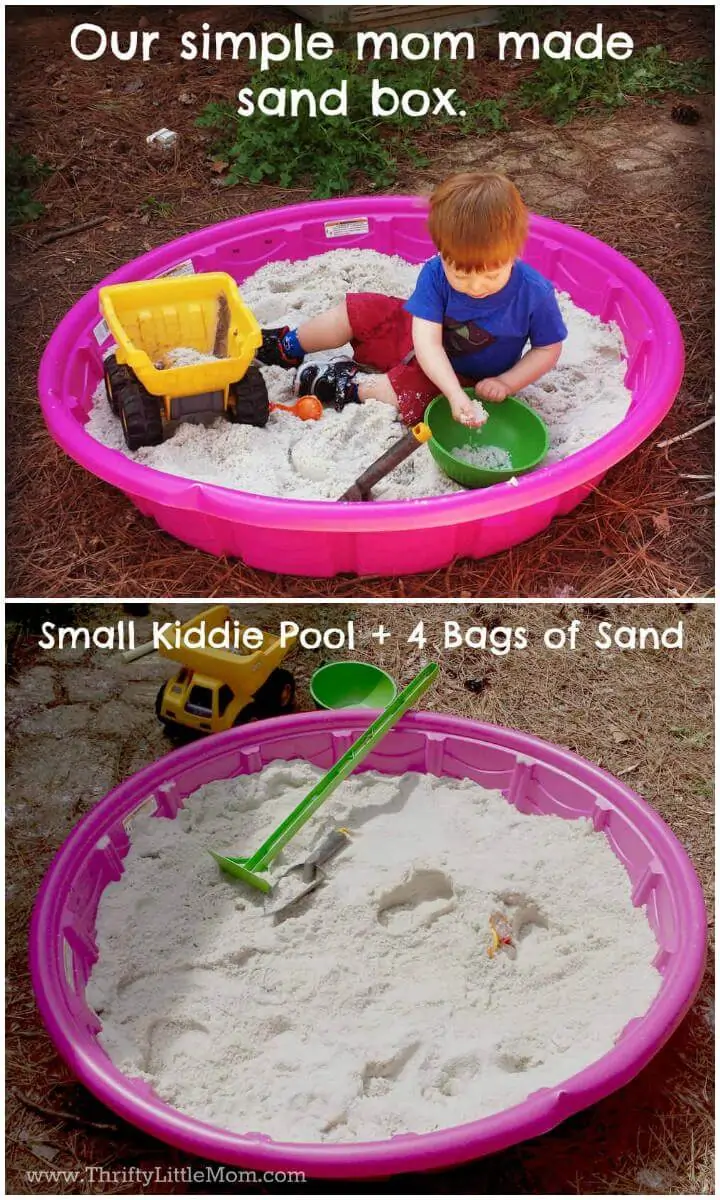 Caja de arena para niños pequeños DIY Simple Thrift Store