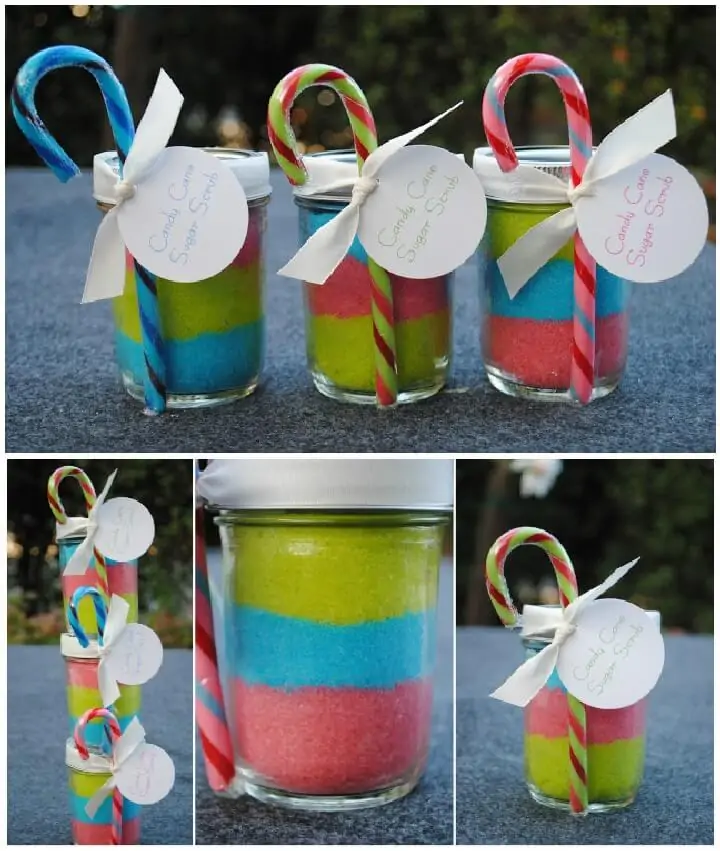 Regalo DIY Sugar Scrub Mason jar para niñas