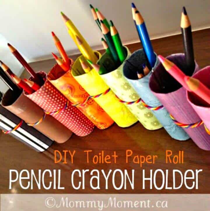 Cómo hacer un soporte para lápices de colores