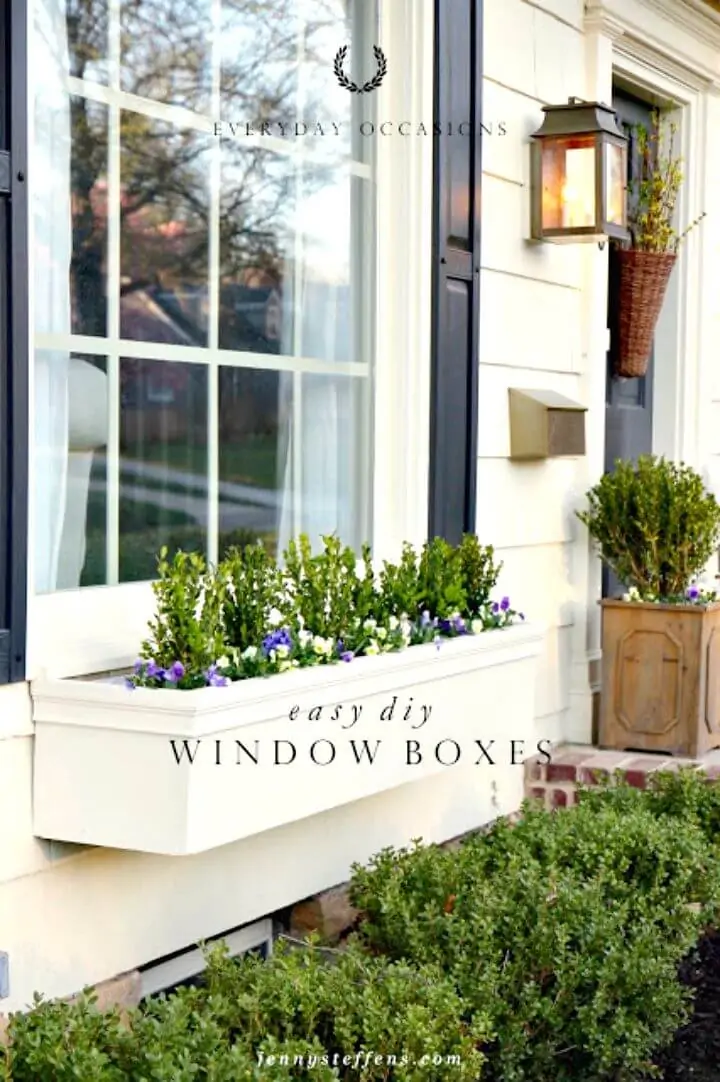 Tutorial fácil de cajas de flores para ventanas de bricolaje