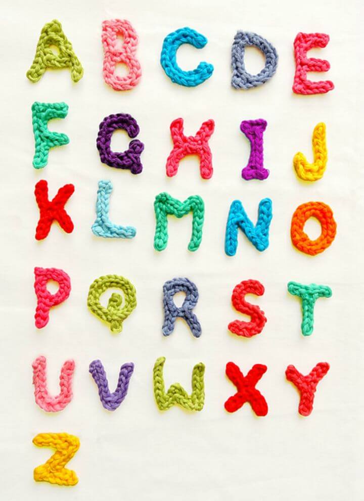 Cómo liberar los patrones de letras de la A a la Z en crochet