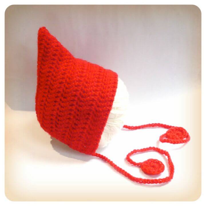 Sombrero Crochet Pixie Bonnet - Patrón gratuito