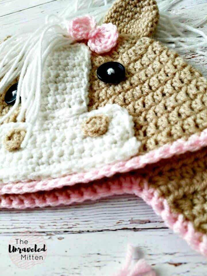 Crochet The Callie Horse Hat - Patrón gratuito