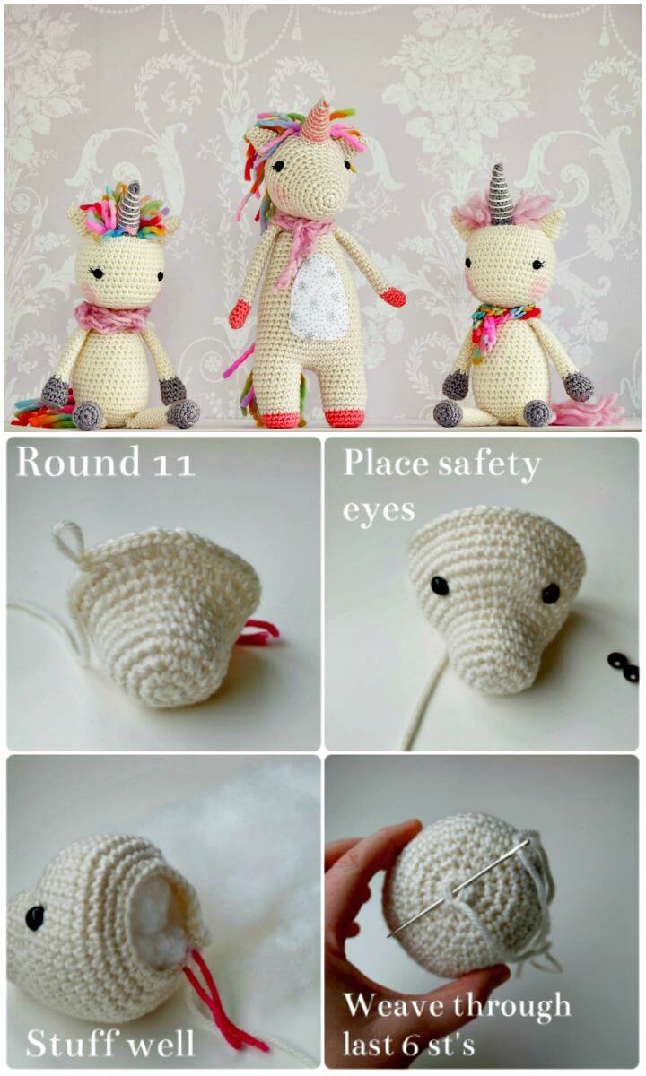 Crochet Twinkle Toes El patrón de unicornio gratis